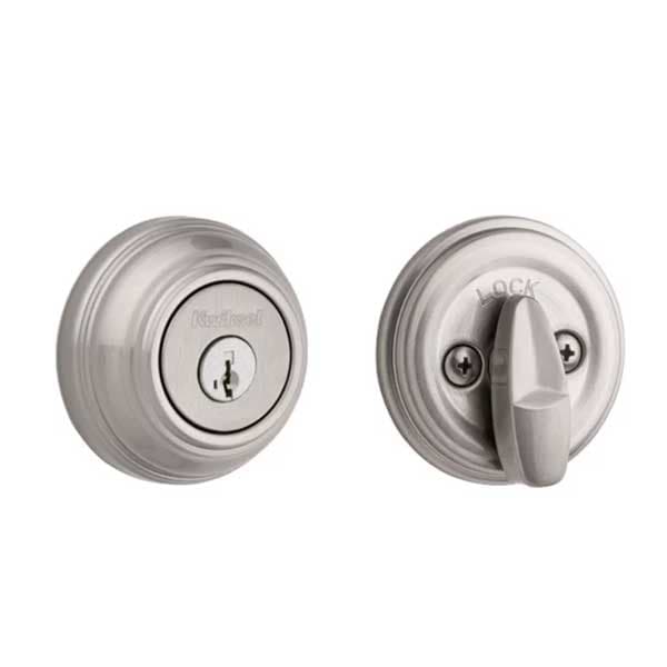 Kwikset Kwikset: 980 Single Cylinder Deadbolt with Smartkey Technology / Satin Nickel KWS-980-SMT-15 - main